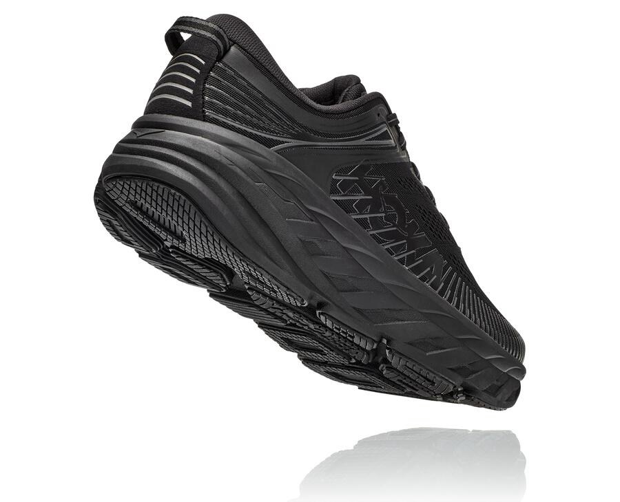 Hoka One One Hardloopschoenen Heren - Bondi 7 - Zwart - KN6125948